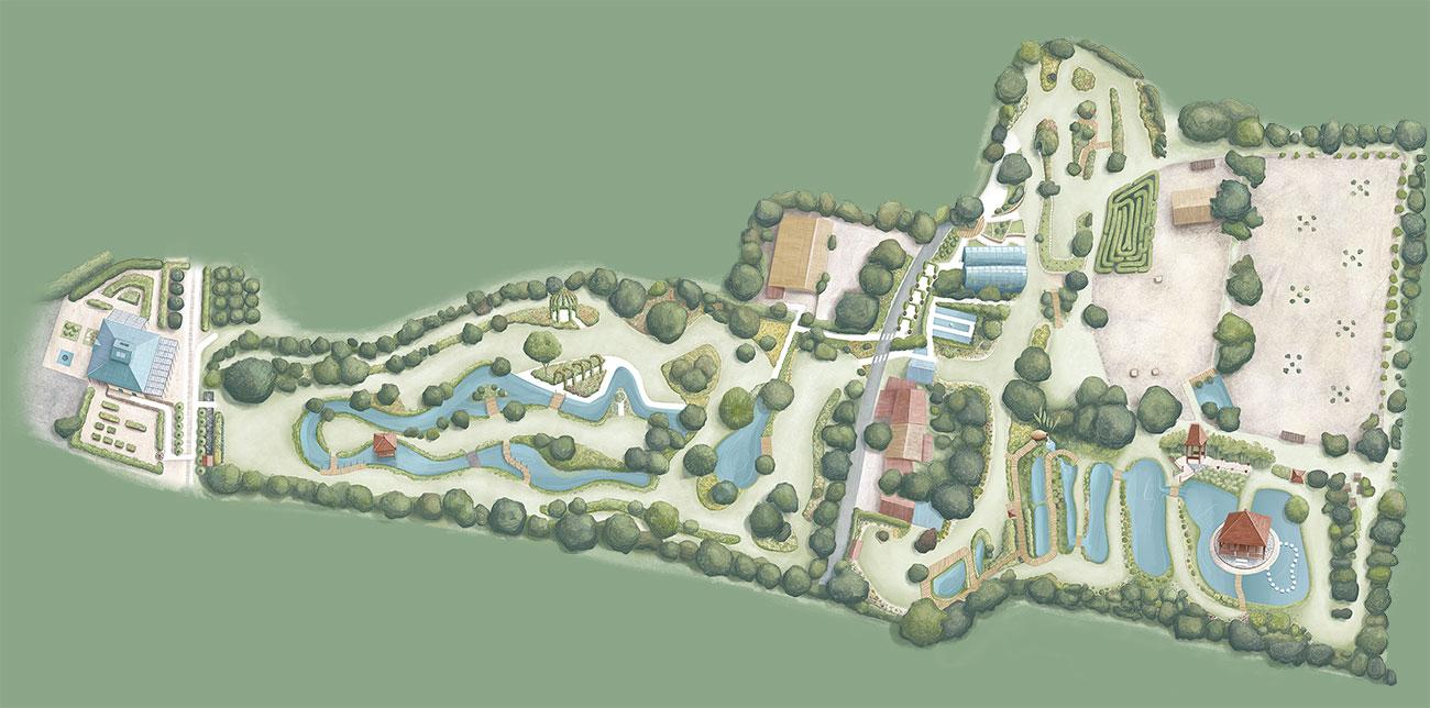 Plan du jardin Plan du jardin