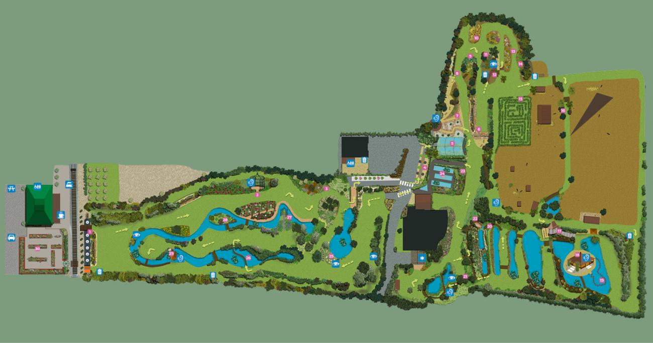 Plan du jardin Plan du jardin